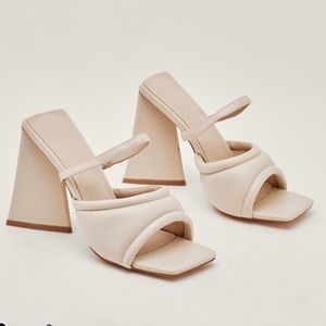 Nasty Gal triangle heels